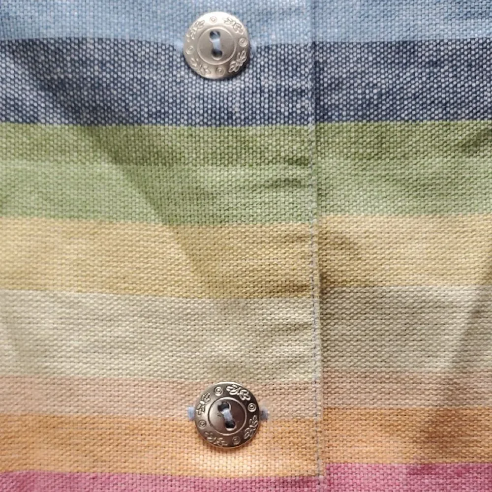 ALFRED DRUNNER | 12 WOMEN'S | JACKET BUTTON DOWN SHIRT  in RAINBOW 19232 29961 - Picture 7 of 16